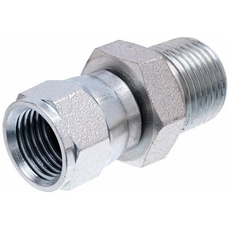 GATES Female Jic 37 Flare Swivel To Male Pipe Coupl/Adapter, G60520-0404 G60520-0404